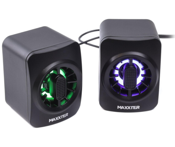 Акустична система Maxxter RGB CSP-U005  2.0 з RGB підсвічуванням