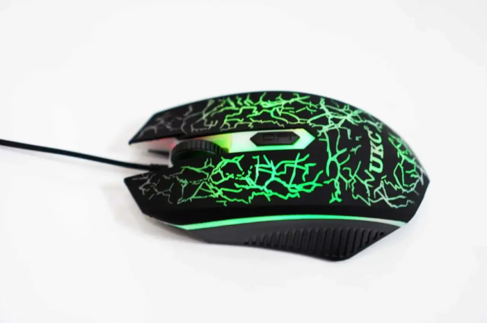 Ігрова клавіатура та мишка з підсвіткою 45 клавіш