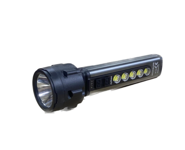 Ліхтар акумуляторний ручний Gold Silver GS-220  5 Вт сріблястий