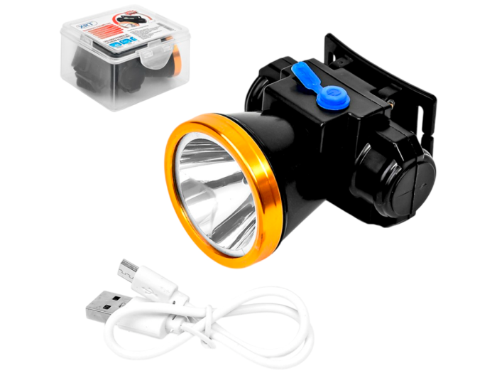 Потужний Налобний Ліхтар 30 Вт Gold Line A4