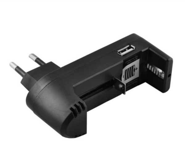 Зарядний пристрій Li-ion одинарний BLC-001 1x18650/16340/14500, 3.7V, USB