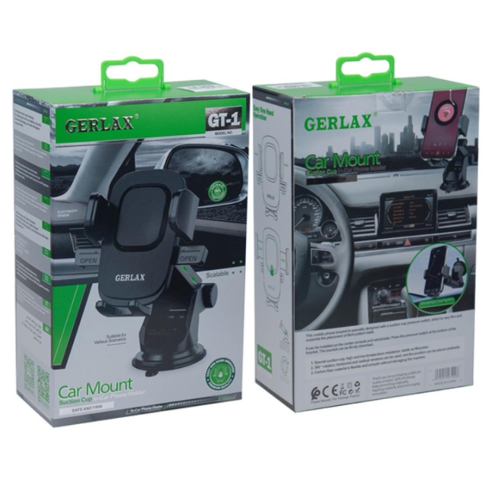 Автотримач для смартфона Gerlax GT-1 з Розсувною Фіксацією