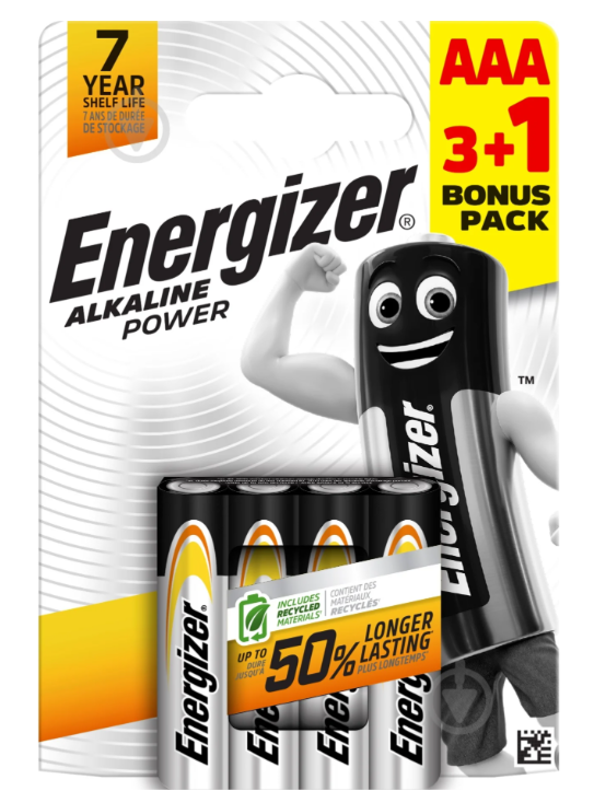 Батарейки Energizer AA/LR6 Alkaline Industrial 4шт.