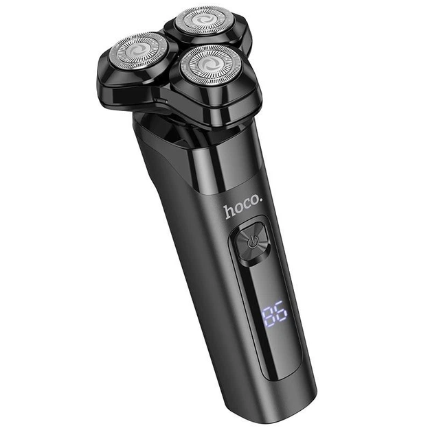Портативна електробритва Hoco HP35 акумуляторна чоловіча бритва IPX7 USB Black