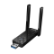 WiFi адаптер HOCO HI34 USB WiFi 6 дводіапазонний 2.4/5 GHz з двома антенами