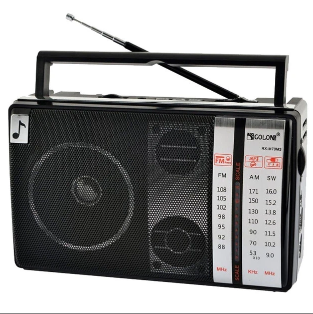 Радіоприймач Golon RX-M70BT ретро колонка Bluetooth акумуляторна з ліхтарем