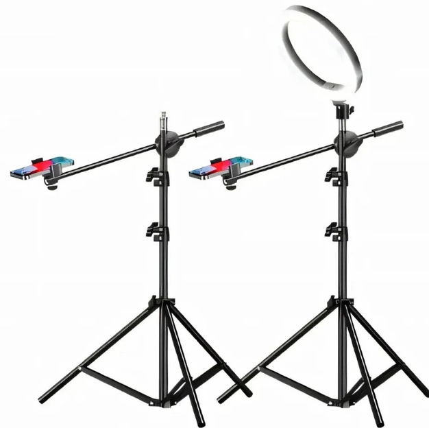 Штатив журавель для телефону та кільцевої лампи 55-170 см стійка для зйомки
