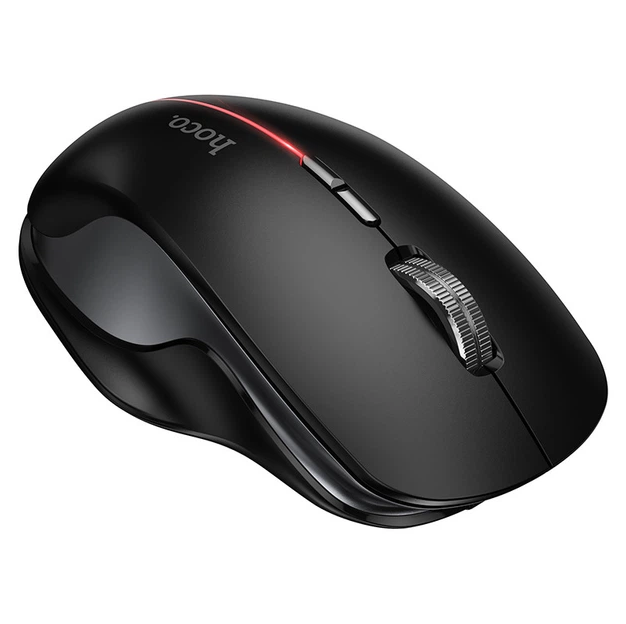 Бездротова миша HOCO GM40 Dixon RGB Bluetooth + 2.4G акумуляторна Чорна