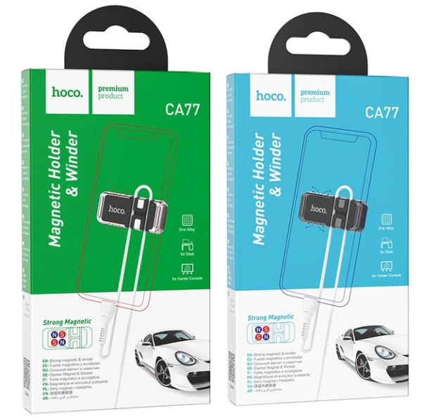 Магнітний тримач для телефону Hoco CA77 металевий універсальний на торпедо Чорний