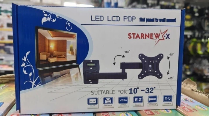 Кронштейн для телевізора 10-32 дюймів на стіну поворотний похилий HY-210