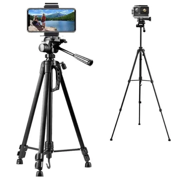 Штатив для фотоапарата та смартфона Weifeng WT-3520 висота 140 см трипод для зйомки