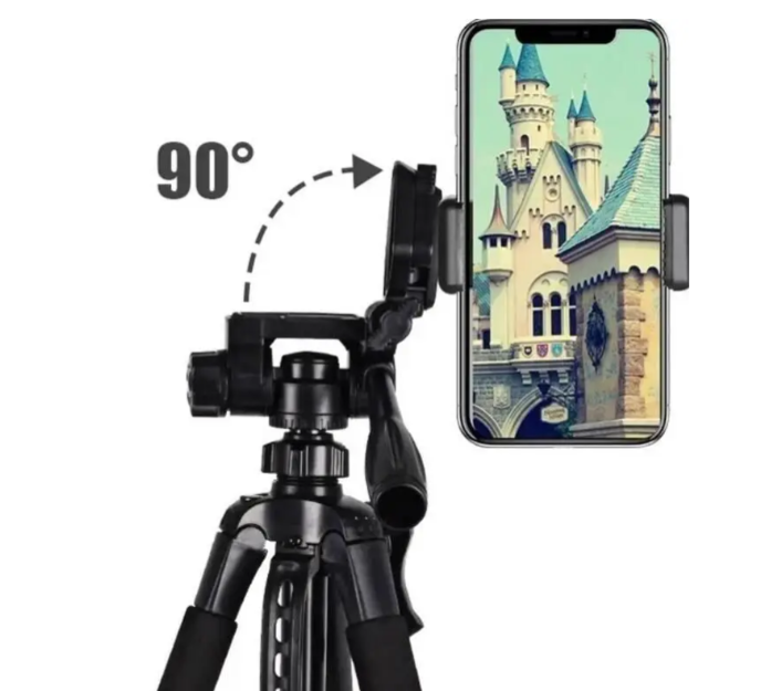Штатив для фотоапарата та смартфона Weifeng WT-3520 висота 140 см трипод для зйомки