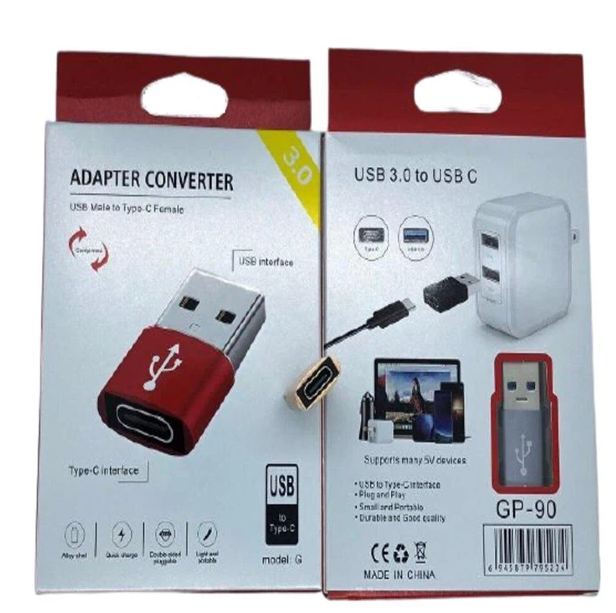 Адаптер перехідник USB 3.0 на Type-C GP-90 швидкісний OTG