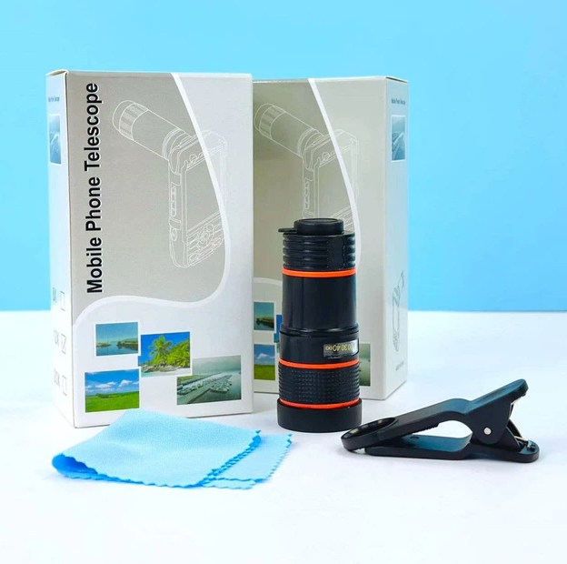 Універсальний об'єктив для телефону 8x зум Телескоп Монокуляр на прищіпці