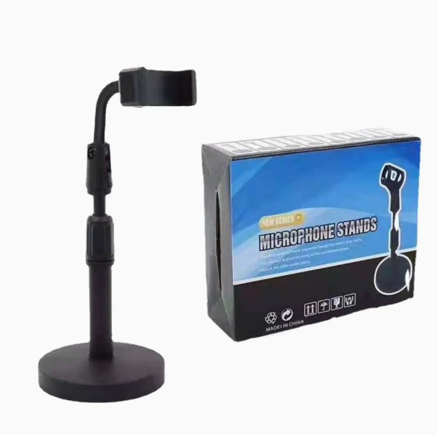 Настільна підставка-тримач для телефону Microphone Stands з регулюванням висоти