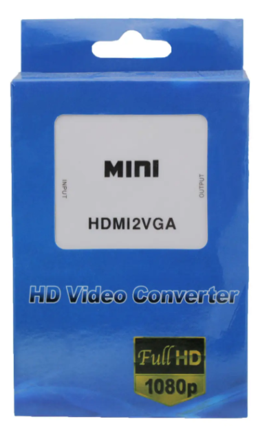 Конвертер-адаптер HDMI – VGA з аудіовиходом (Full HD 1080p)