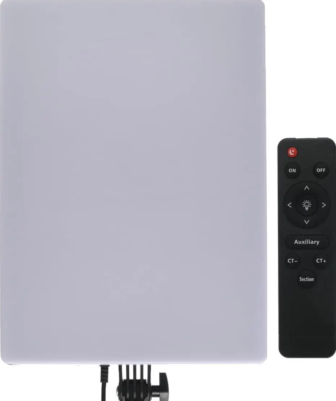 Студійне LED світло RGB панель Plokama Live-P19 Pro 80W професійна лампа для зйомки