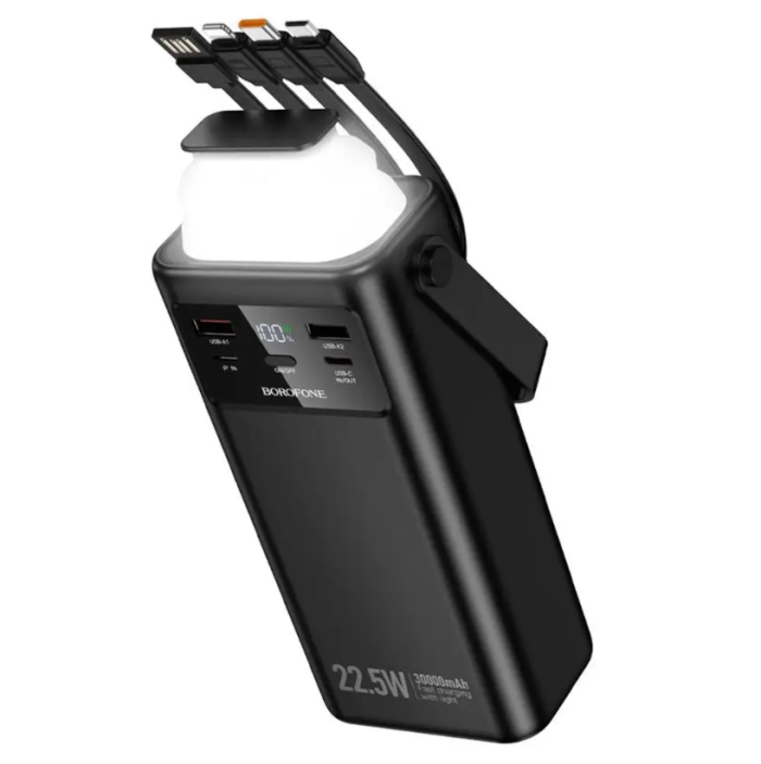 Павербанк Borofone BJ65 30000mAh 22.5W PD/QC Black
