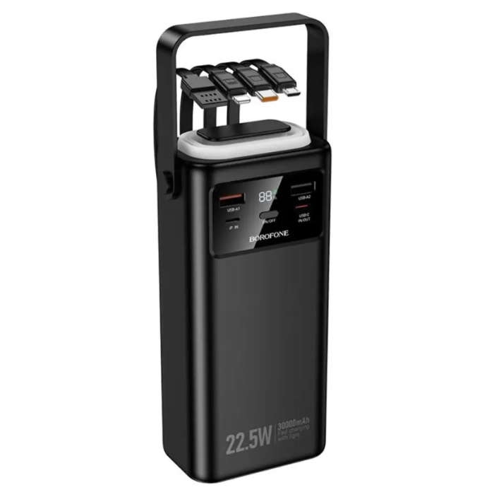 Павербанк Borofone BJ65 30000mAh 22.5W PD/QC Black