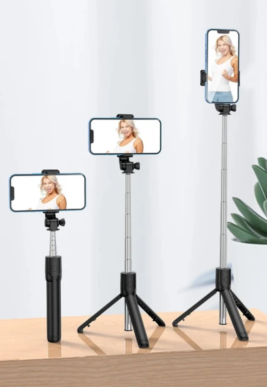 Selfie Stick R1: Професійний Штатив-Монопод 2-в-1 з Bluetooth-Пультом