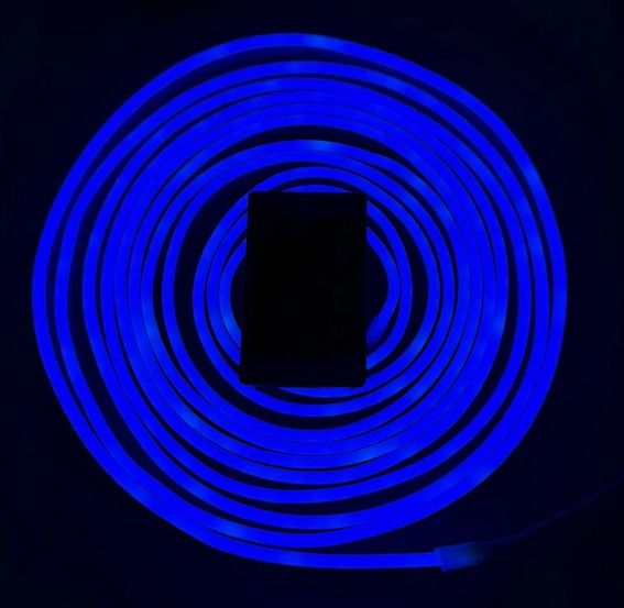 Світлодіодна Неонова Стрічка-Шланг RGB (5 м, 12V/220V): Гнучкий LED NEON