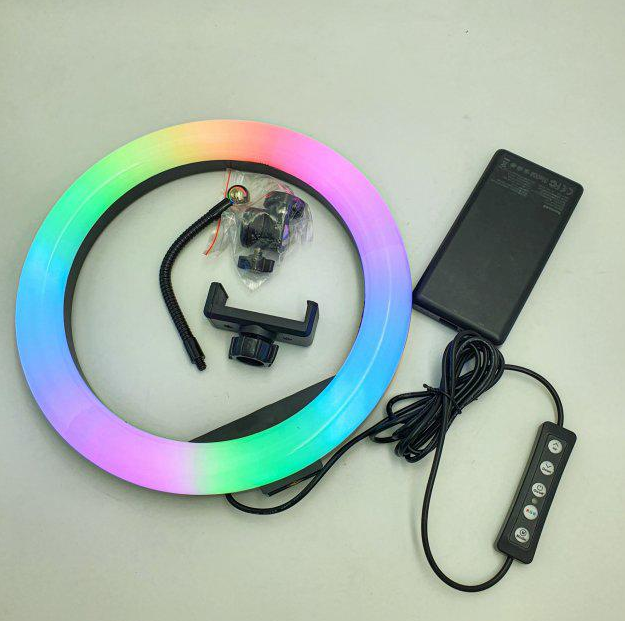 Кільцева LED лампа  RGB MJ30 30 см 30 Вт