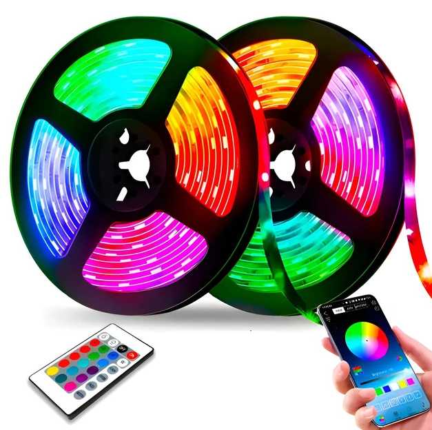 Світлодіодна RGB Стрічка SF-20 (5 м, USB): Пульт Bluetooth Додаток