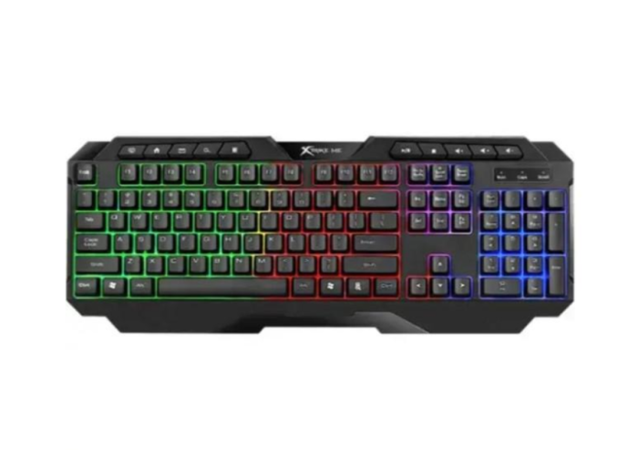 Клавіатура  дротова ігрова XTRIKE ME KB-306 з RGB підсвічуванням (ENG/UKR)
