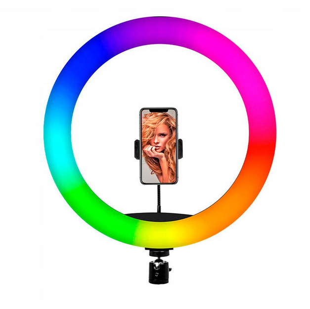 Кільцева LED лампа  RGB MJ30 30 см 30 Вт