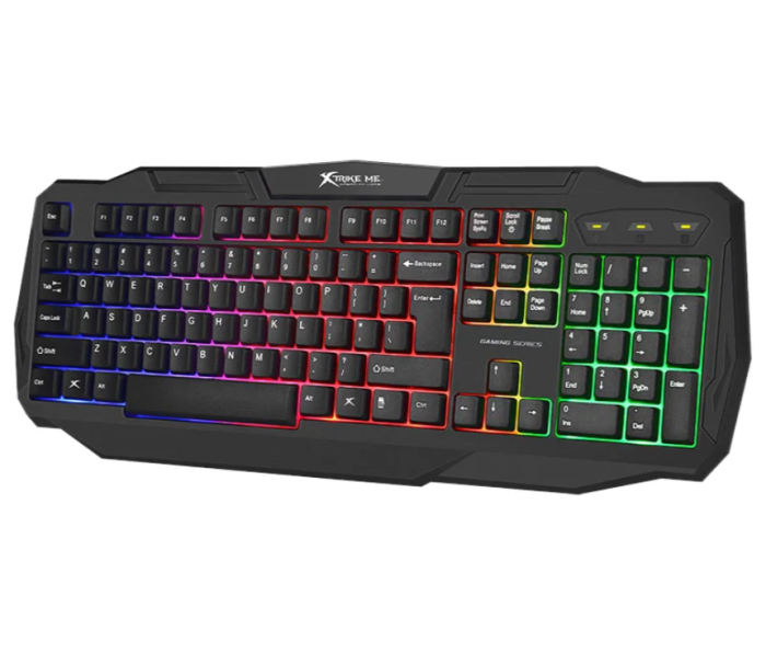 Клавіатура  дротова ігрова XTRIKE ME KB-306 з RGB підсвічуванням (ENG/UKR)