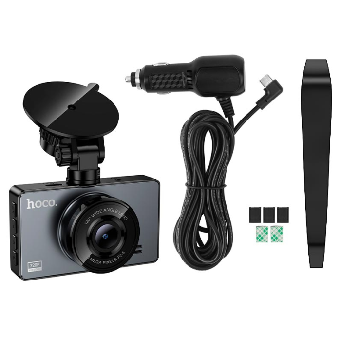 Відеореєстратор Hoco DV14 автомобільний реєстратор 3 дюйми IPS HD G-сенсор