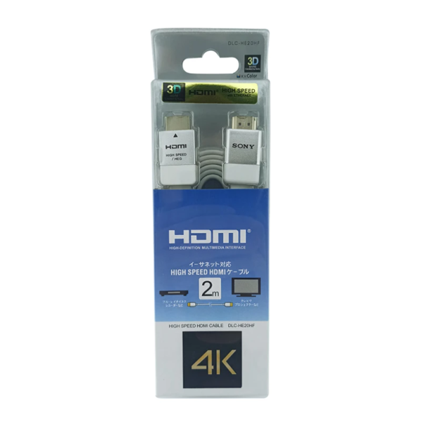 Кабель HDMI-HDMI Premium чіп Sony чорний 2м 4K