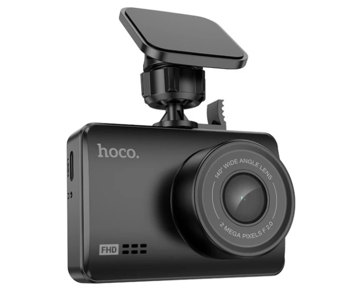 Відеореєстратор Hoco DV2 Black автомобільний реєстратор 1080p Full HD IPS 140 градусів