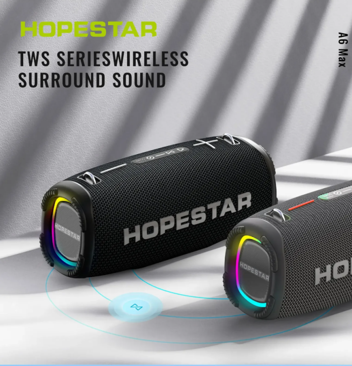 Портативна колонка Hopestar A6 Max Black