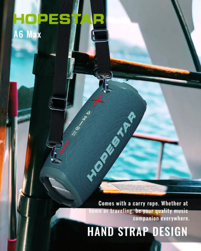 Портативна колонка Hopestar A6 Max Black