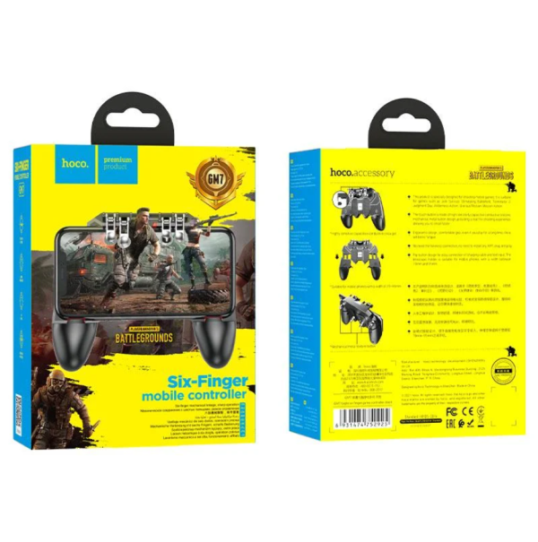 Джойстик ігровий для смартфона  HOCO GM7 Eagle Six Finger: Тригер для Мобільного Геймінгу