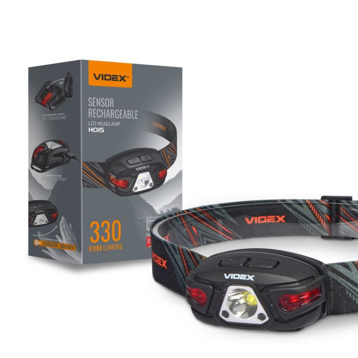 Налобний світлодіодний ліхтарик VIDEX VLF-H015 330Lm 5000K